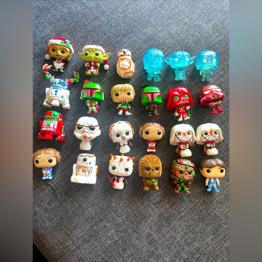 Funko Pop Star Wars Christmas Mini Lot!